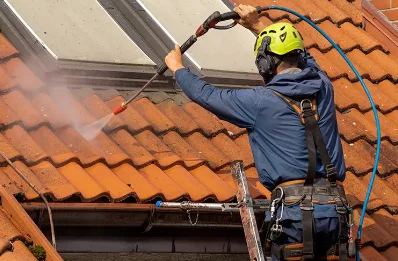 Démoussage et hydrofuge de toiture à Pindray